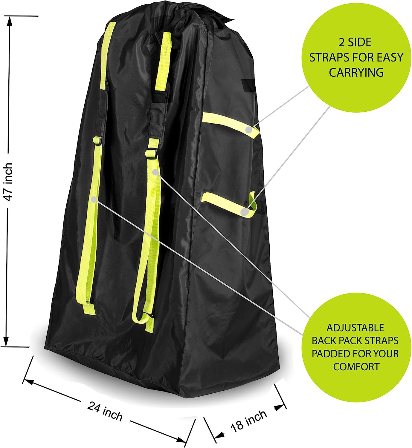 Gate Check Double Stroller Bag