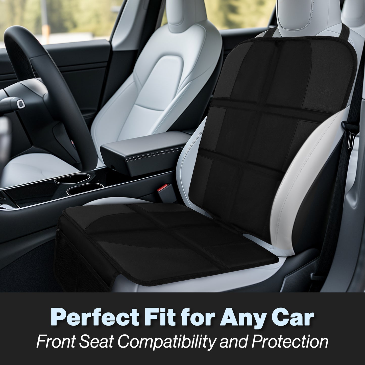 Car Seat Protector for Child Car Seat with Car Window Shade