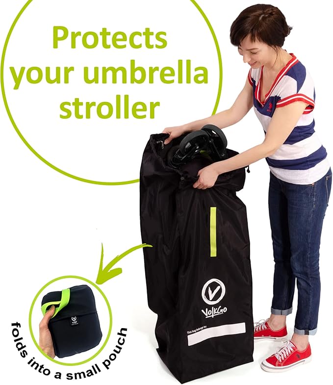 Umbrella Stroller Bag for Airplane Black