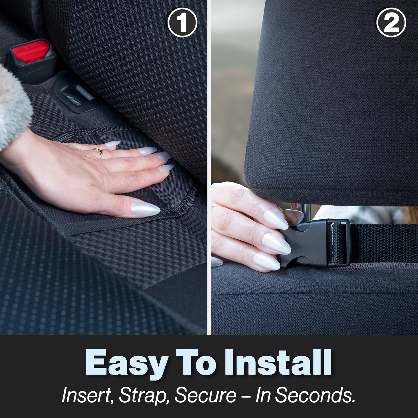 Car Seat Protector for Child Car Seat with Car Window Shade
